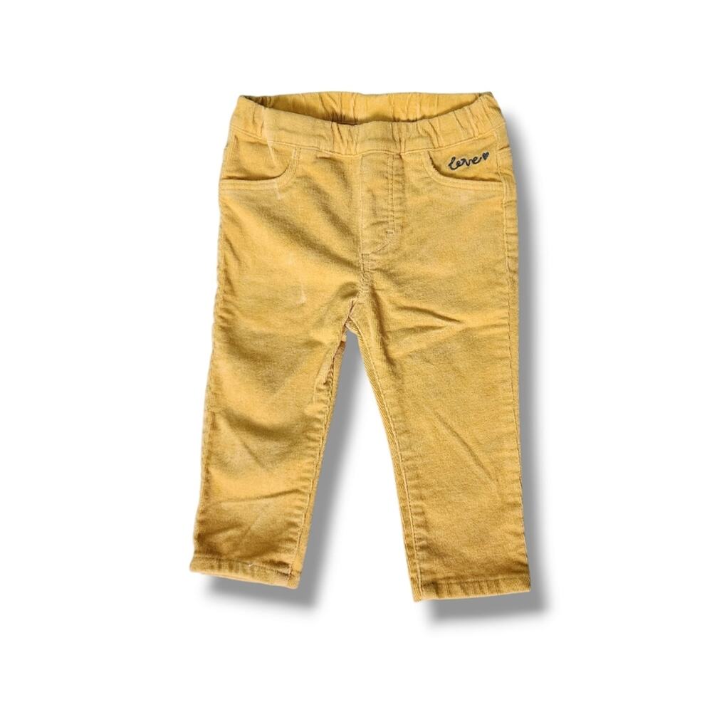 H&M Yellow Corduroy Pants